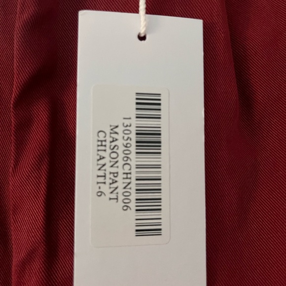 Mason Pant Chianti reformation size 6 - Picture 5 of 6